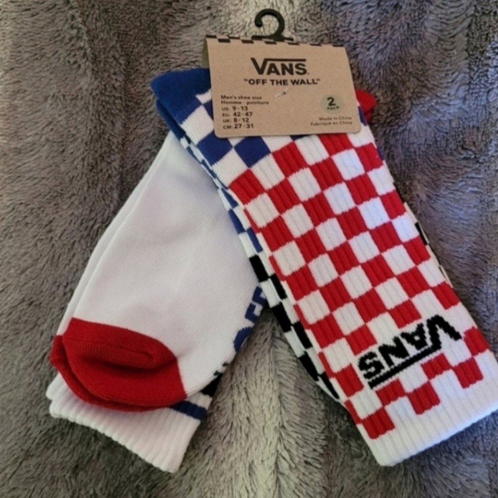 Vans Crew Socks NWT